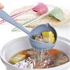 Creative Practical 2-in-1 Kitchen Spoon Long Handle Plastic Colander Filter Mesh Tableware Hot Pot Spoons Kitchens Accessories