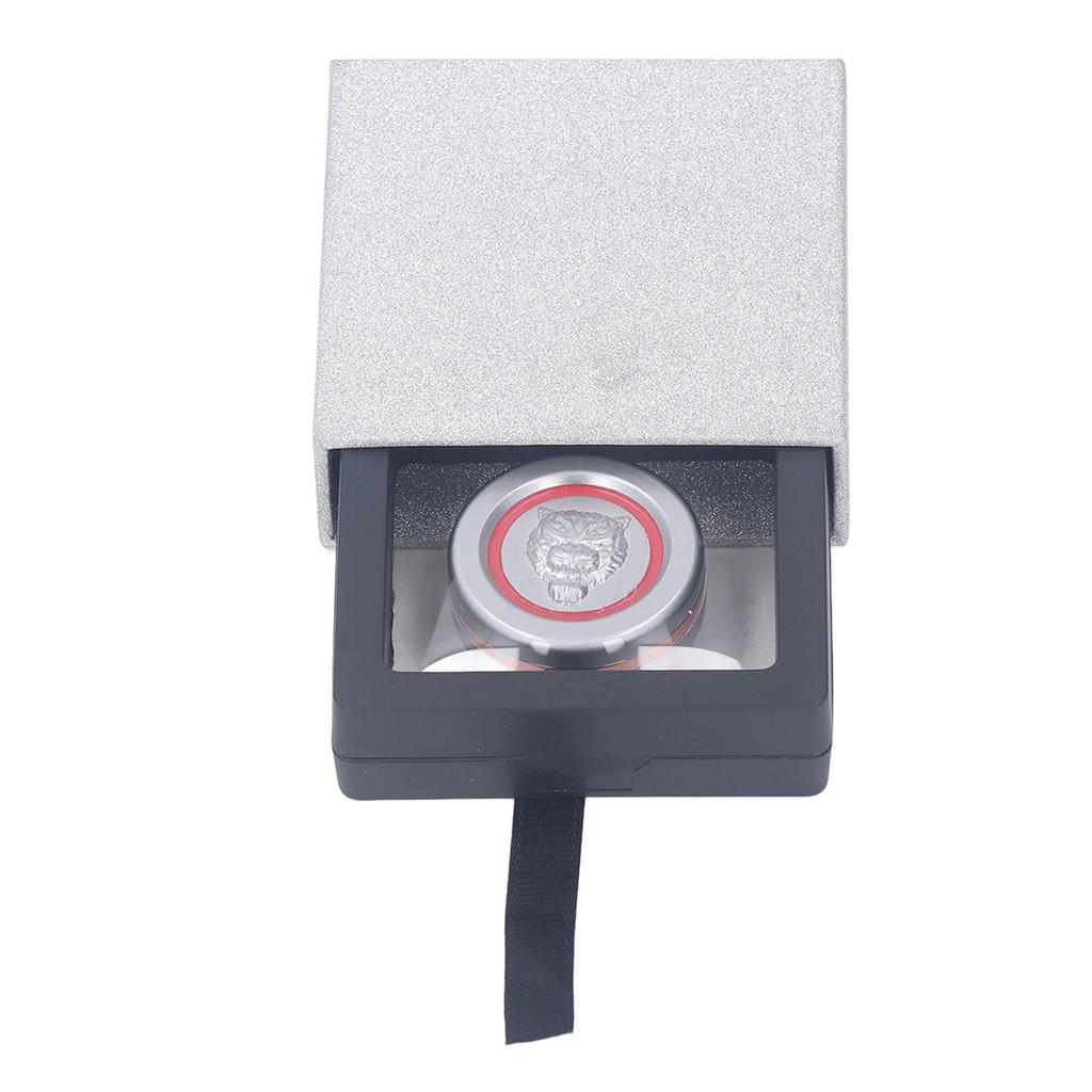 Push Coin Slider 3 Layers Round Shape Stress Relief Crisp Sound Rotation Magnetic Fingertip Slider