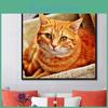 Cute 5d Diy Painting Diamond Cat Diamond Embroidery Full Lay Anime Cross Stitch Kits Home Decor Handmade Gift