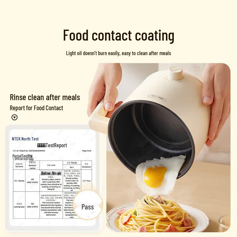 Little Bear 1.7L Multi-functional Electric Cooking Pot with Steamer CN Plug (adapter Included)