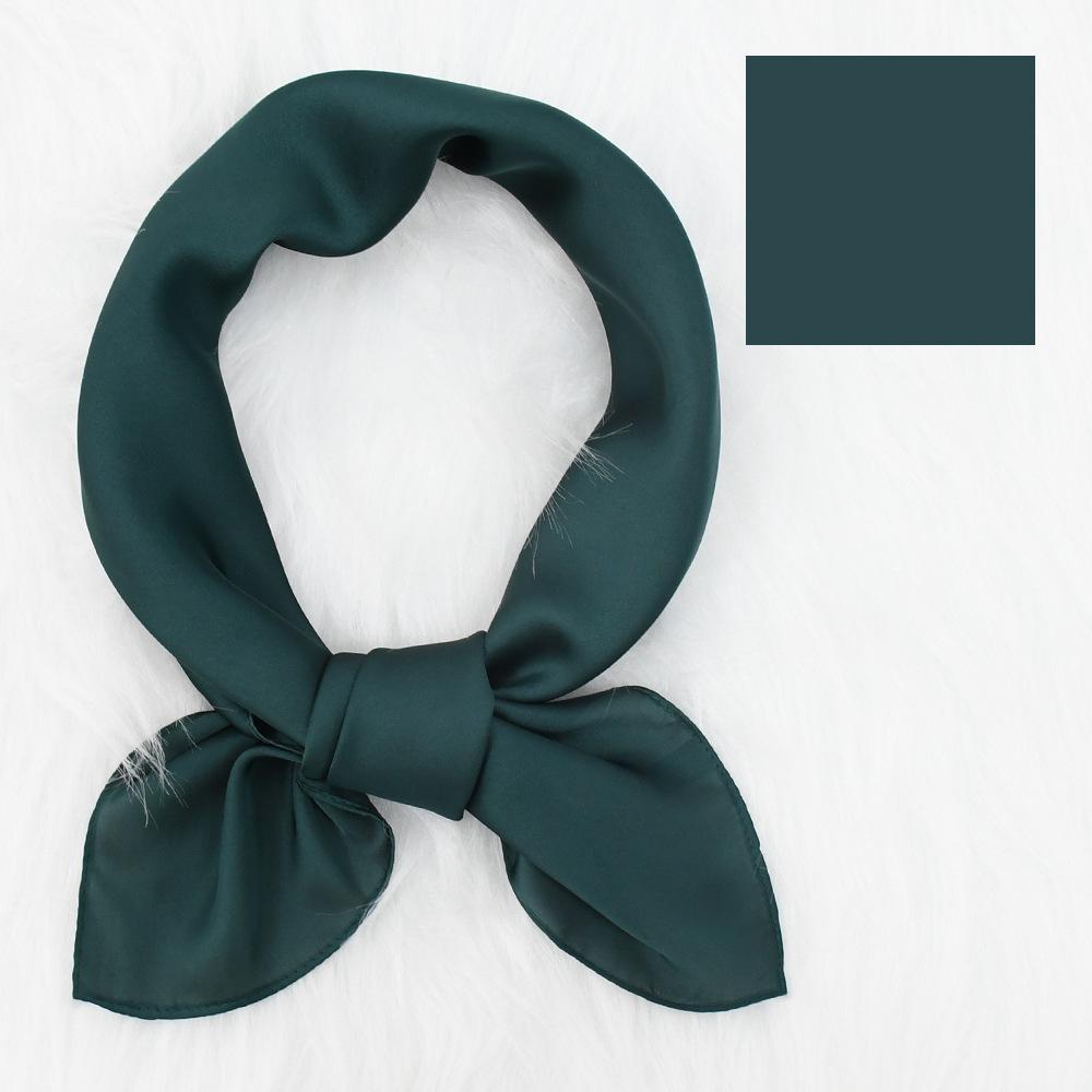 Women'S New Fashionable Atmosphere Simulation Silk Scarf Neck Protection Scarf Spring Summer Autumn Square Scarf