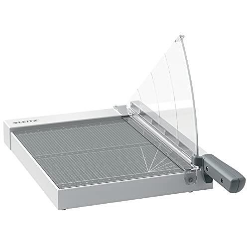 A4 Paper Cutter - LEITZ - 90180000 - Capacity 8 Sheets - Stainless Steel Blade - Ergonomic Handle