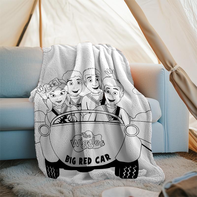 The Wiggles printed throw blanket—soft,warm;versatile blanket for all seasons—perfect as &air-conditioning throw,nap blanket
