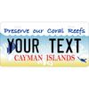 Vintage Cayman Islands Reef Metal Plaque Waterproof Home Decor Sign