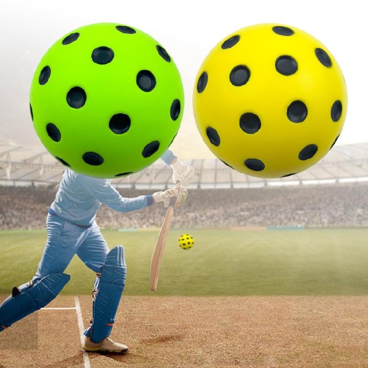 3Pcs Practice Bounce Ball Quiet Foam Pickleballs Bounce Ball Noise Reducing Soft Pickleballs for Indoor Home Use