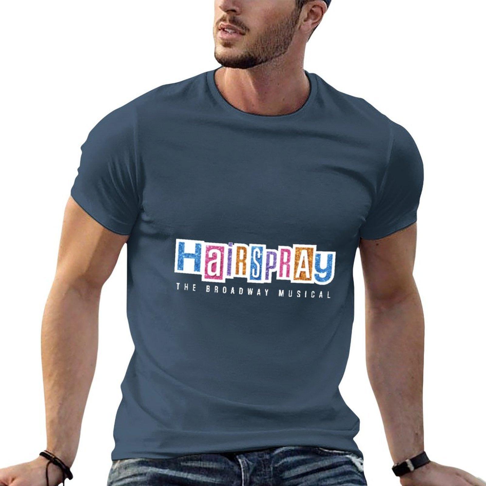 Hairspray Logo Tshirt Funny T Shirts Cotton T Shirts Designer Unisexs Graphic T Shirts Tshirt S