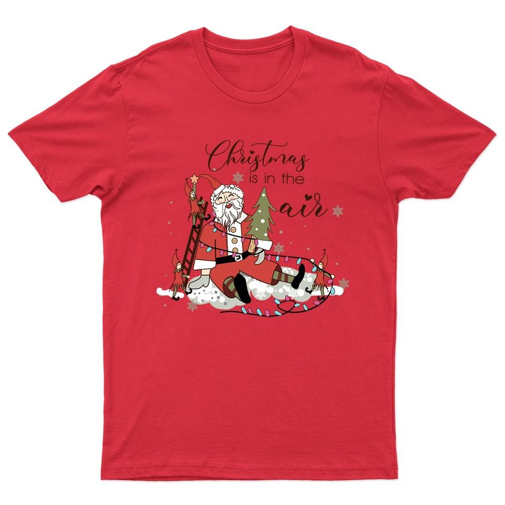 Christmas Is In The TShirt Unisex Gift Retro Seasonal Funny Xmas Claus Santa b S