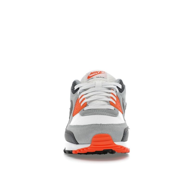 Nike Air Max 90 Safety Orange Men Sneakers White Dark-Smoke-Grey DM0029-108