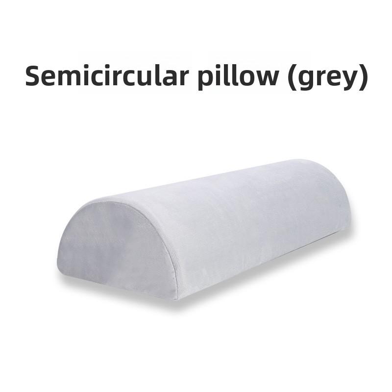 Almofada de Apoio Meia-Lua com Espuma de Memória para Alívio de Dor nas Pernas, Joelhos e Costas Capa Removível Lavável Pad de Massagem para Salão de Beleza e Spa