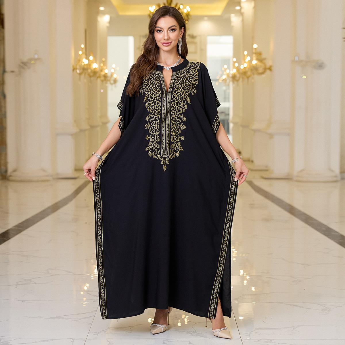 

Женская мода лето весна цветочный узор принт рукава 1/2 V-образный вырез свободная талия повседневные платья Size: One Size