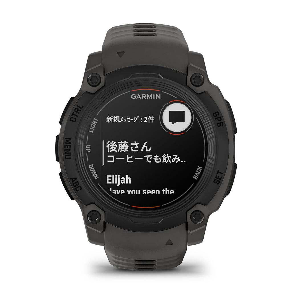 Instinct E 40mm Size Black Bezel with Charcoal Band 010-02932-12 [Compatible with over 30 types o...