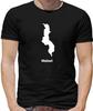 Country Silhouettes Malawi T-Shirt - Lilongwe - Africa - Lake - Travel