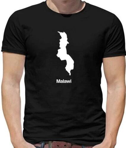 Country Silhouettes Malawi T-Shirt - Lilongwe - Africa - Lake - Travel XL
