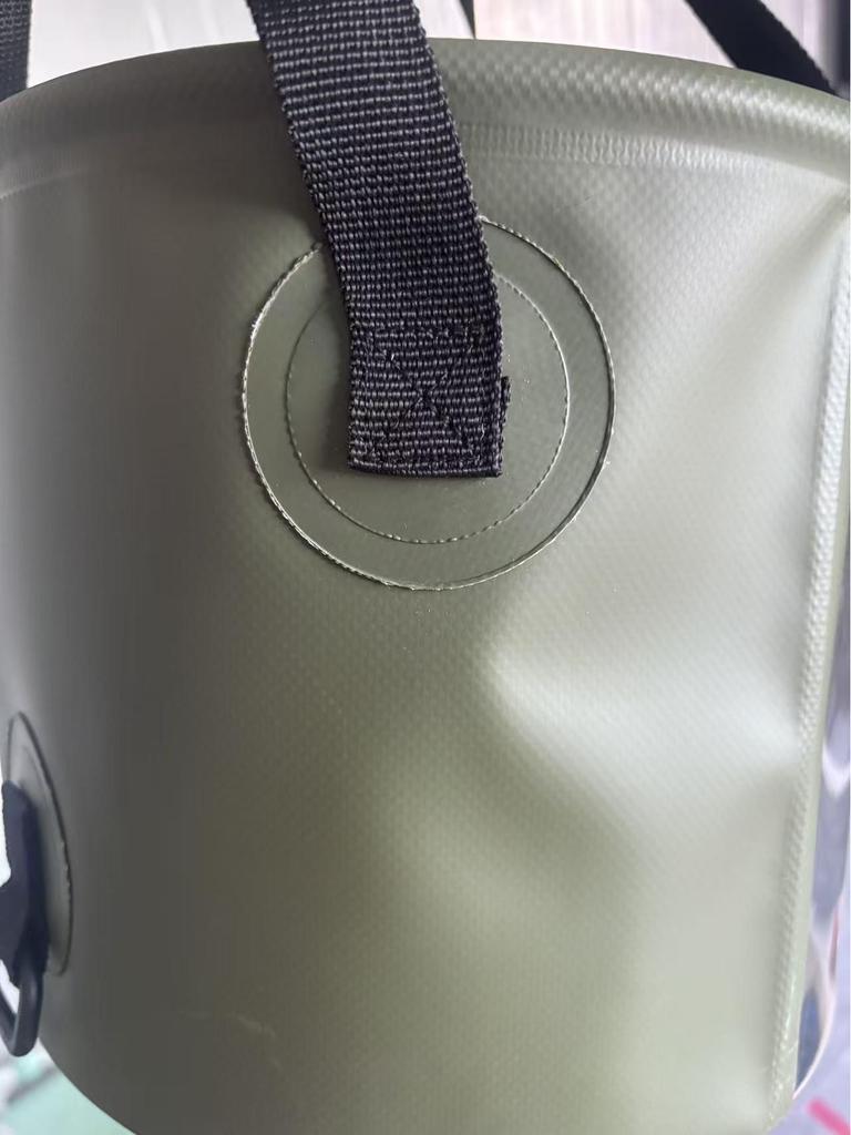 Faltbarer tragbarer PVC-Wassereimer für Camping, Angeln, Reisen und mehr