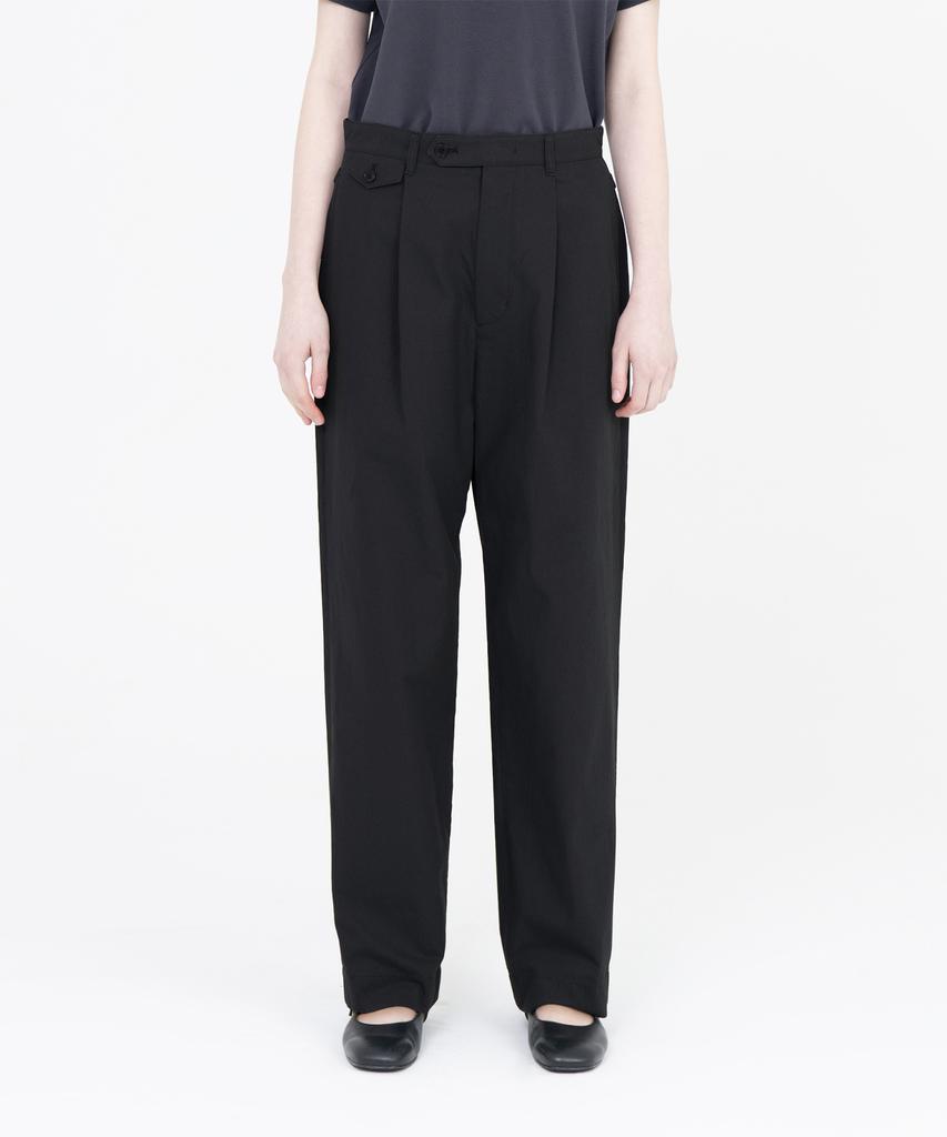 Beulaunyadeu W Loose Tapered Cotton Pants, Black