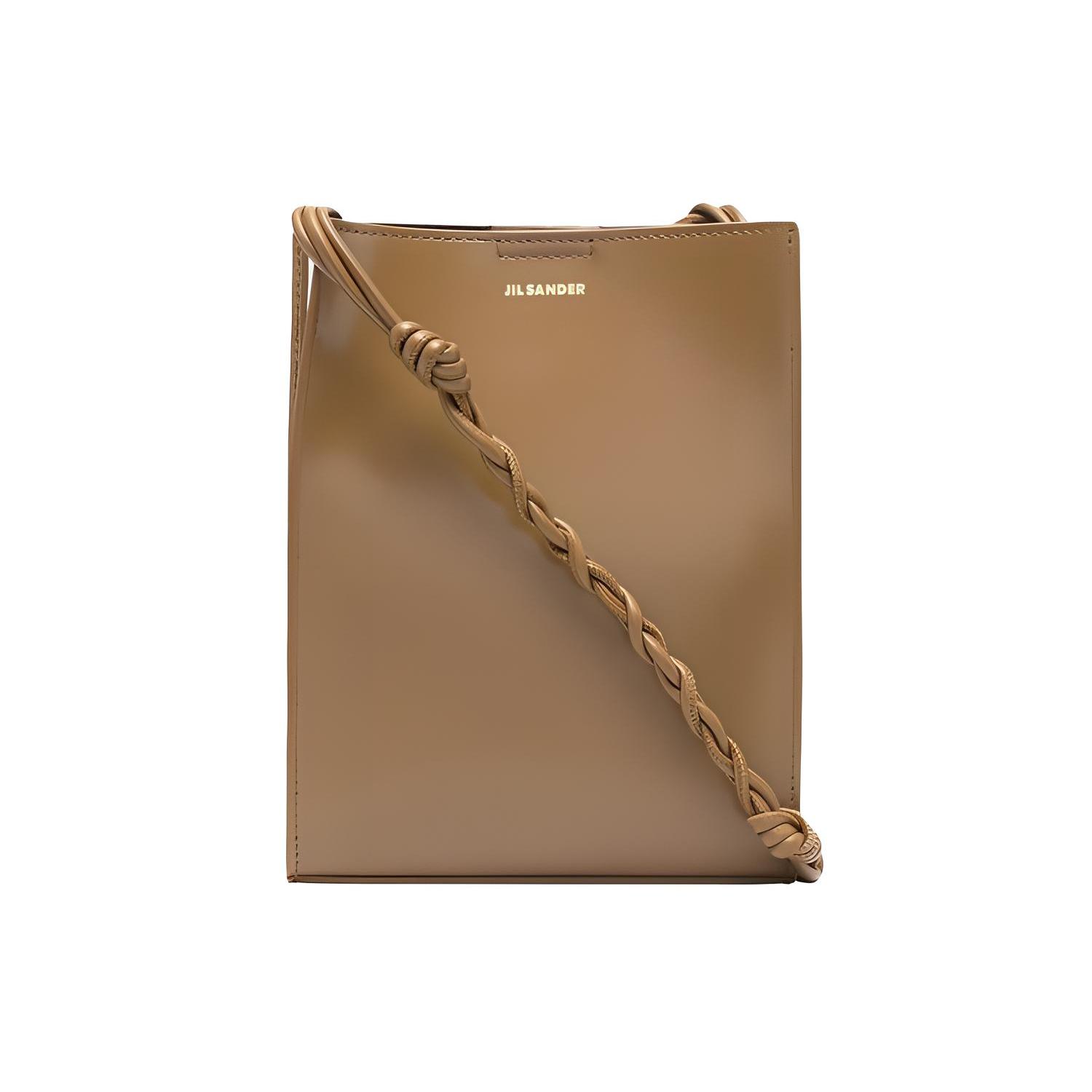 

New JIL SANDER Smooth Leather Crossbody Bag Shoulder Bag Women s Brown JSPU853173WUB69158N215 14.0*4.6*18.0CM