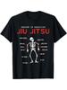 Brazilian Jiu Jitsu Anatomy Map-Design and Labeling Technology of Wushu Gastrointestinal Poster -BJJ Fighter Cotton T-shirt.