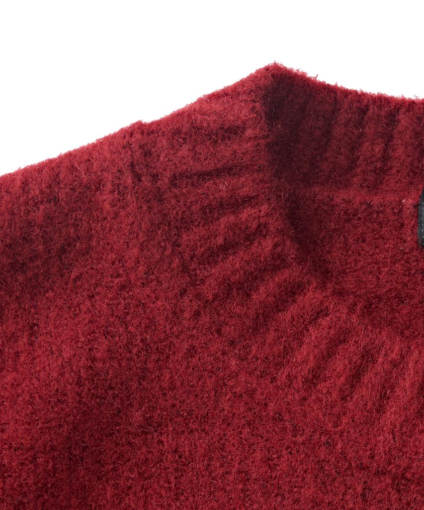 ANALOG MOOD Daily Angora Round Knit (Red)