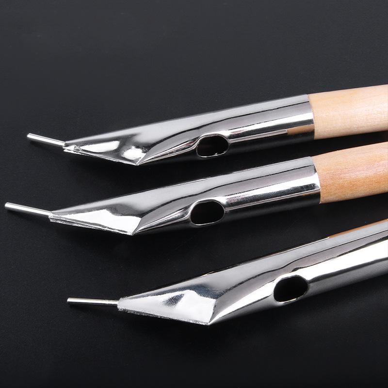 Cross-Border 3 Batik Art Pens & Clay Sculpting Tool Set for DIY Pottery