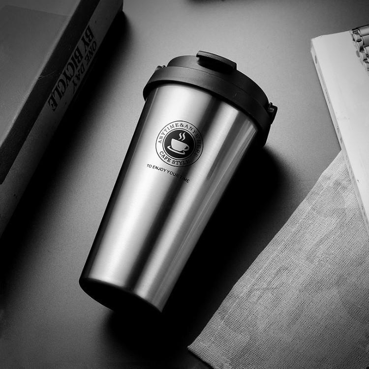 2025 Vacuum Stainless Steel Coffee Cup, Creative Handle Insulated Cup, Vacuum Portable Car Cup, Suitable for Outdoor Office Use