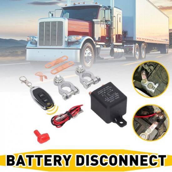 Universal Disconnect Wireless Car Isolator 12v Battery 200A 2 Pcs Remote Control