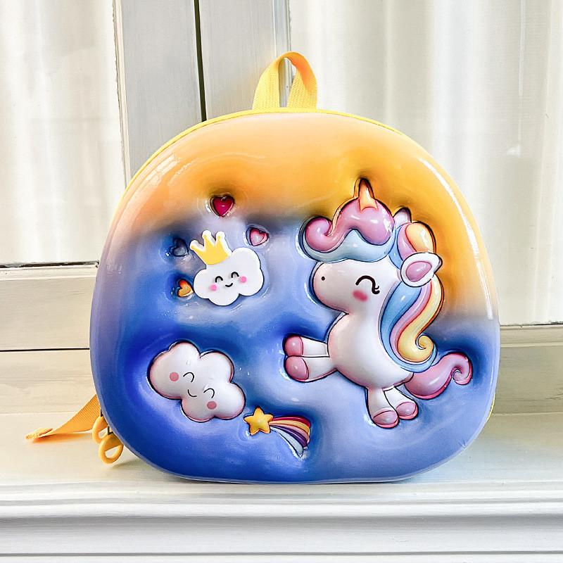 Cute Colorful Cartoon Children's Backpack For Kindergarten Boys And Girls With Spacious Design