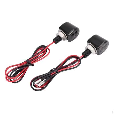 2 Stück Motorrad Blinker Kontrollleuchten Blinker für einfache Montage