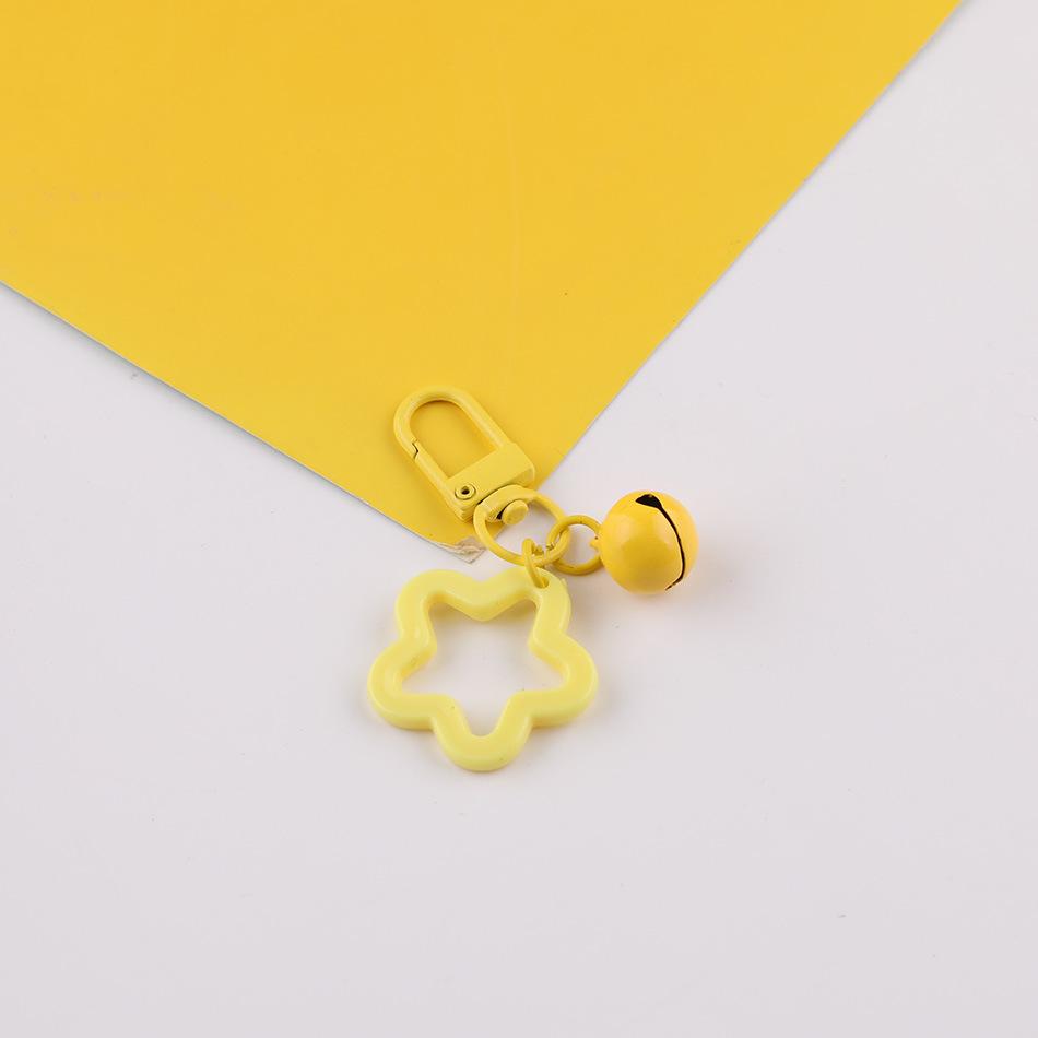 Korean Style Sweet Acrylic Star Keychain Pendant with DIY Perler Beads
