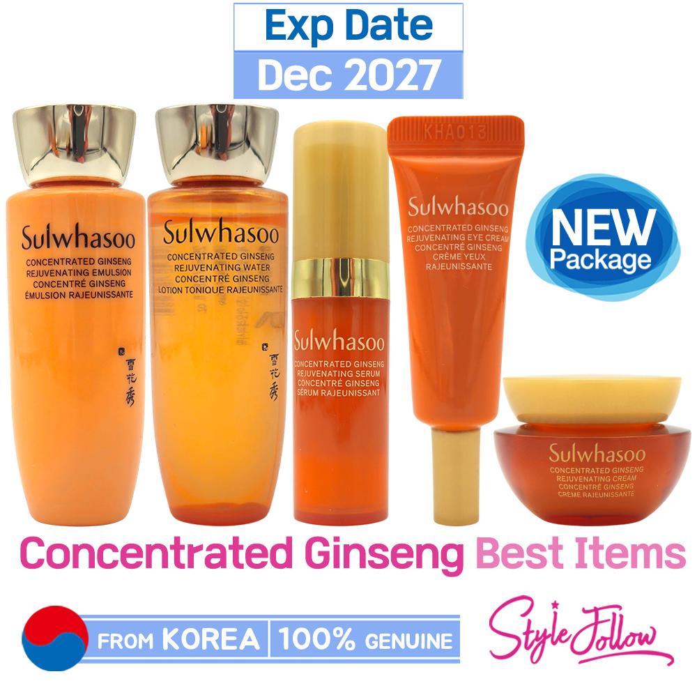 

2025 НОВИНКА_[SULWHASOO] Антивозрастной набор с концентрированным женьшенем (Включить 5 предметов) Образец 1 SET