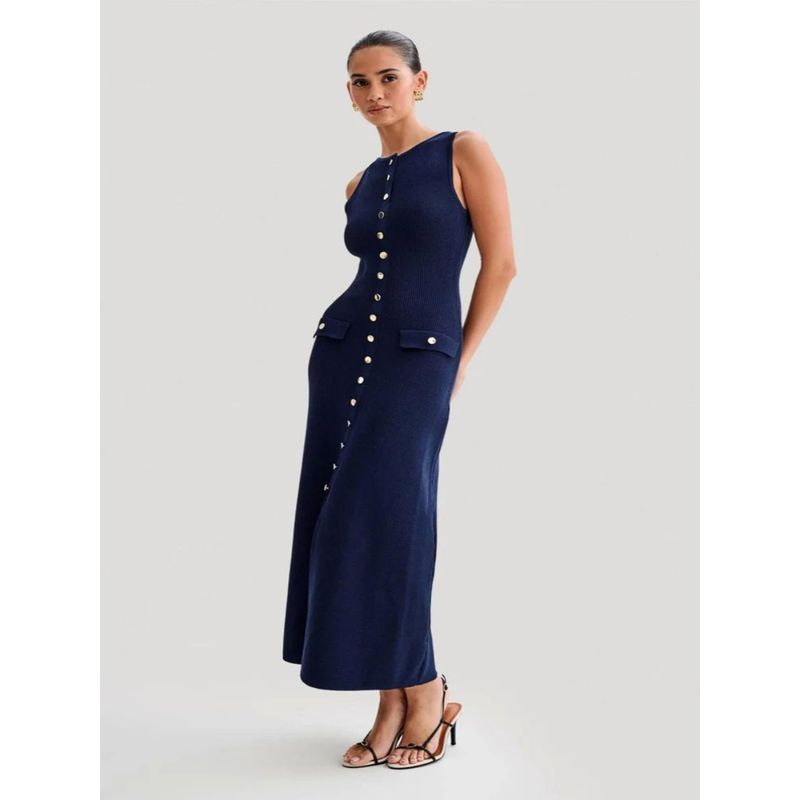 Sleeveless Round Neck Neck Button Tie Vest Sleeveless Round Neck Button Tight Vest