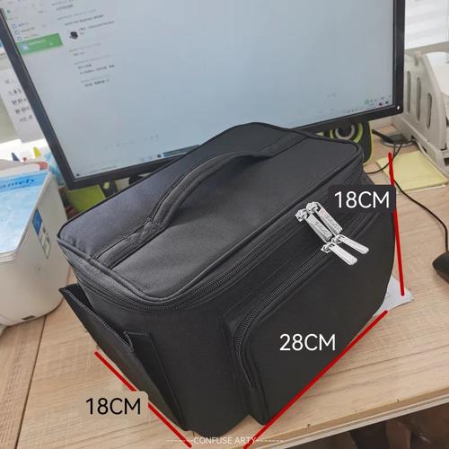 Professional Makeup Organizer Bag Large Capacity for Hair Tools & Cosmetics Travel Storage Case