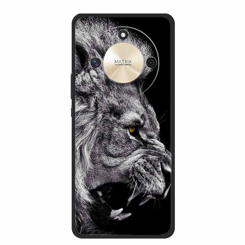 For Honor X9c Smart Case Animals Soft Silicone TPU Phone Cases Back Cover for Honor X9c Smart Protective Shockproof Cool Capa