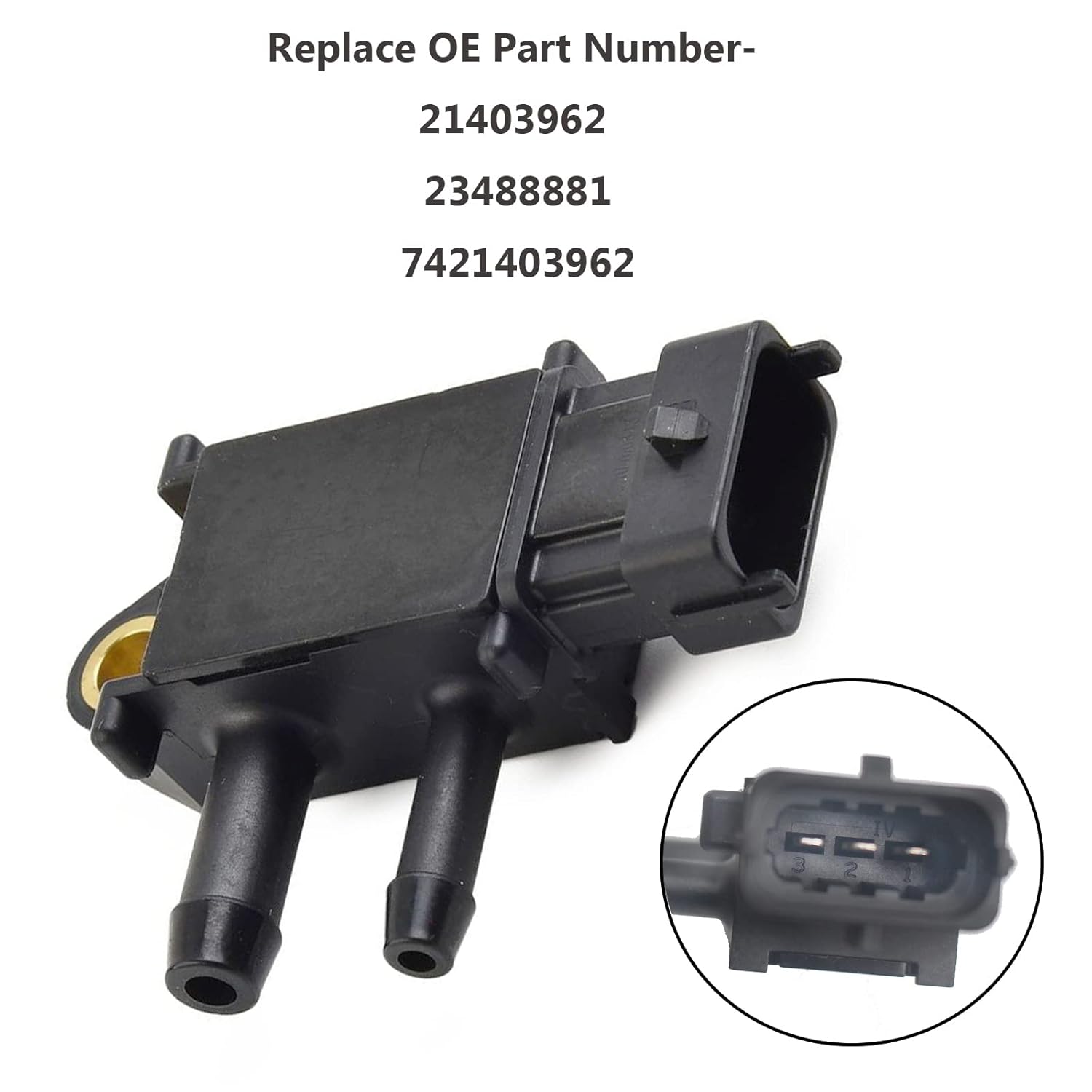 21403962 DPF Delta Pressure Sensor Exhaust Air Intake Sensor 23488881 Fits Volvo Truck D13 FH FM Mack