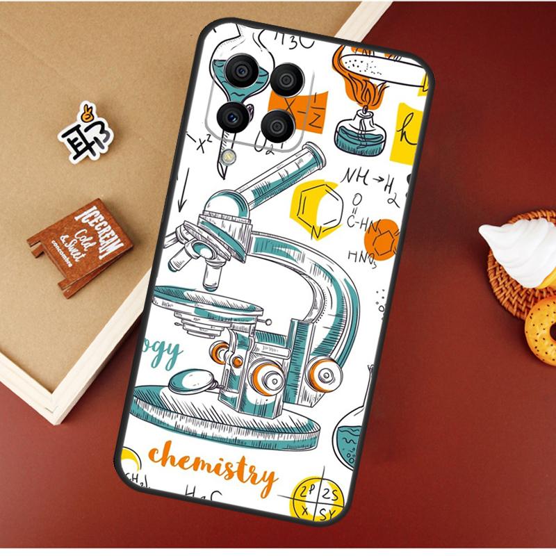 Vintage Chemistry Laboratory Case For Samsung Galaxy M16 M36 M56 M06 M52 M32 M12 M54 M34 M14 M35 M55 M15 M11 M31 M13 M53