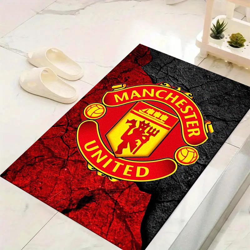 MANCHESTER UNITED Tapijt Vloerkleed voor Woonkamer Slaapkamer Huisbank Decoratie, Kinderen spelen Antislip Vloermat