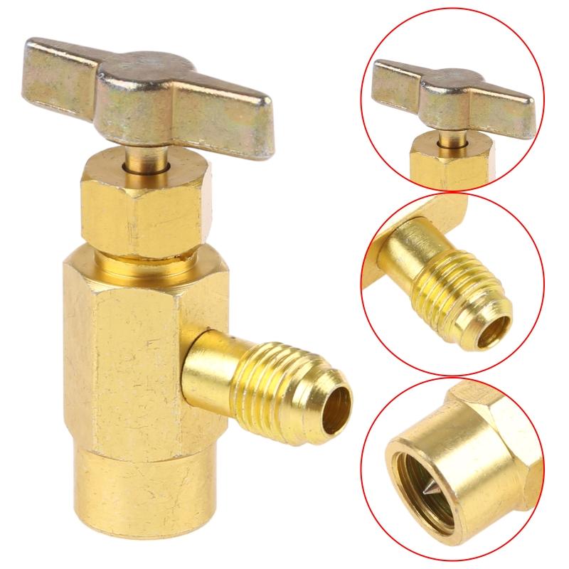 1/2" SAE AC Can Tap for Valve Bottle Opener fit for R22 R134a R410A Gas Refriger