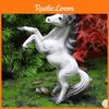 Resin Horse Simulated Model Decor Tabletop Figurine Micro Landscape Decoration