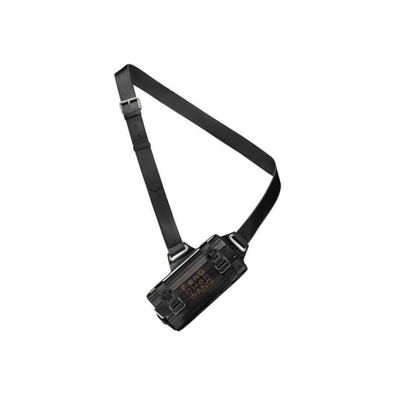 

Новая сумка кроссбоди из искусственной кожи Feng Chen Wang Унисекс Черная FUF18AC16 20.1*7.6*9.9CM