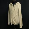 ARMANI JEANS Cotton Knit Hoodie Japan Agent Men’s M USA-S Beige Hoodie Jacket(USED)