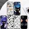 MH30 Cat Kitten Meow Phone Shell Case for iPhone 7 8 11 12 13 14 15 16 17 16E XS Pro Max XR X SE Air