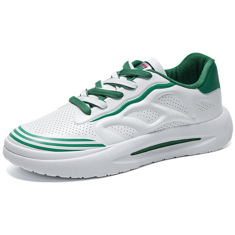 Ready to ship sneakers latest sports walking style manufacturing white flats black casual shoes men