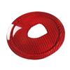 Real Carbon Fiber Steering Wheel Rings Logo Trim Cover Stickers For Porsche 911 Panamera Cayenne Boxster 2008-2016