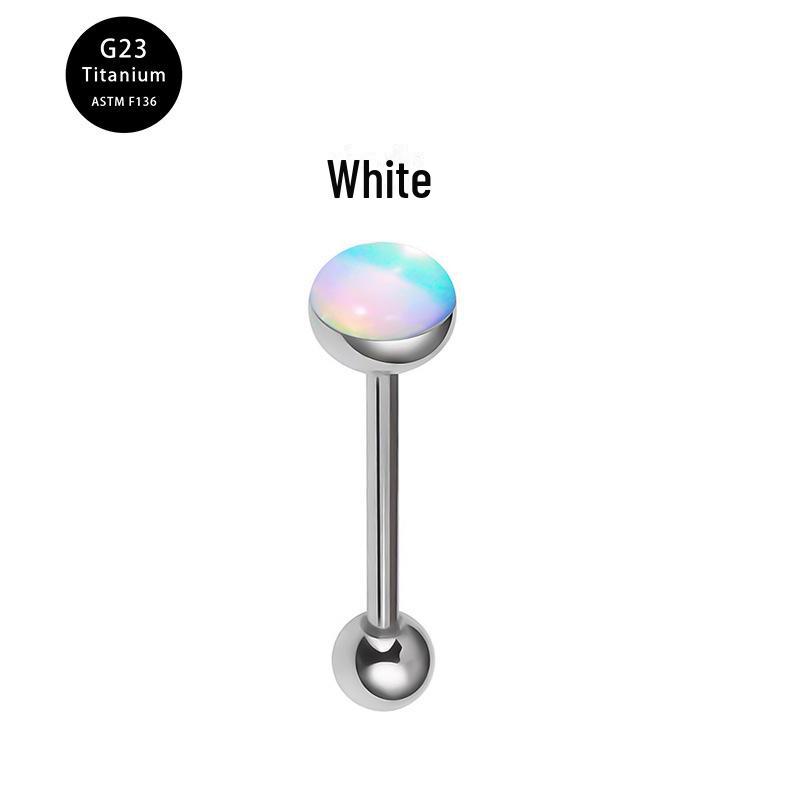 Titan 14G G23 Gerade Stange Ohrbrücke Piercing Schmuck - Phantomfarbe