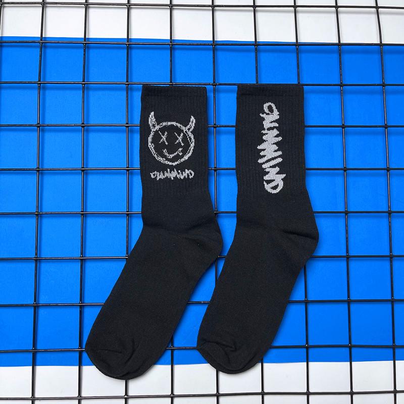 Tide Mid-Calf Socks for Men & Women - Summer/Autumn Trend, Korean Hip Hop, Skateboard, Basketball, Street Style Sports Socks