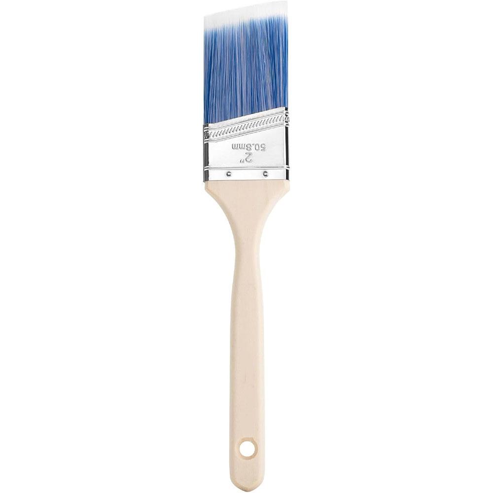 6-Piece Angled Paint Brush Set for Watercolor and Latex Paint - Art and Home Cleaning Tools