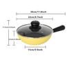 22cm Nonstick Frying Pan Skillet With Pot Lid Fry Pan Egg Pan 8.7"Chefs Pan Induction Compatible Cooking Steak Skillet PFOA Free