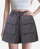 Keulleiseu Upf 50+ Uv Protection Cargo Pocket Shorts_Charcoal