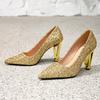 Women's Shoes Gold Heels Party Women's Shoes Alien Heels Fashion Party Pointed About Heels Sexy Women's Shoes