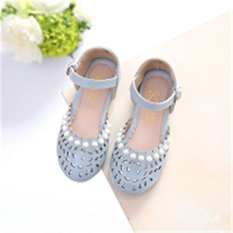 

лето 2025 новые сандалии туфли принцессы полые с закрытым носком детская обувь детская пляжная обувь детские студенческие сандалии 21 inner length 13.5cm синий