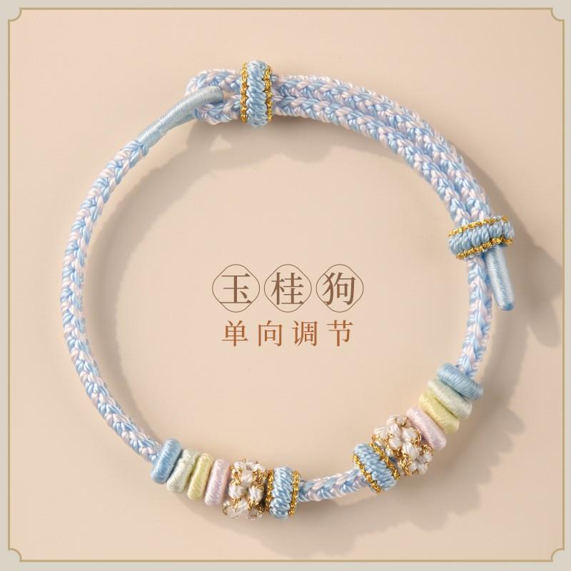 Handmade Adjustable Knot Bracelet Women Men Ethnic Style Red Cord Woven Friendship Jewelry Gift
